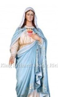 New Beautiful Sacred Heart of Mary Statue