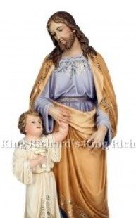 New Beautiful Statue of St Joseph with Standing Child
