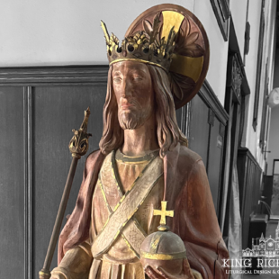 Christ the King Wood Statue