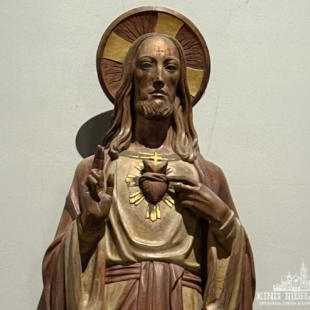 Sacred Heart of Jesus Wood Statue