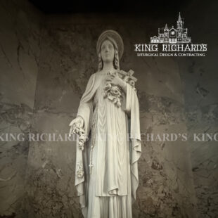 St. Theresa Marble Statue