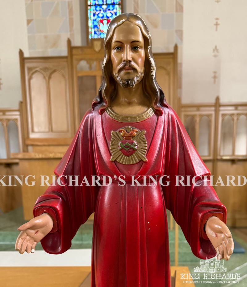 Small Vintage Sacred Heart of Jesus