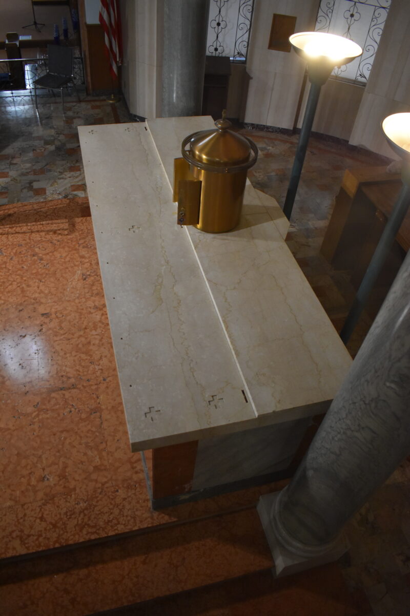 Mosaic Marble Baldachin Reredos and Baldachin Set - Image 10