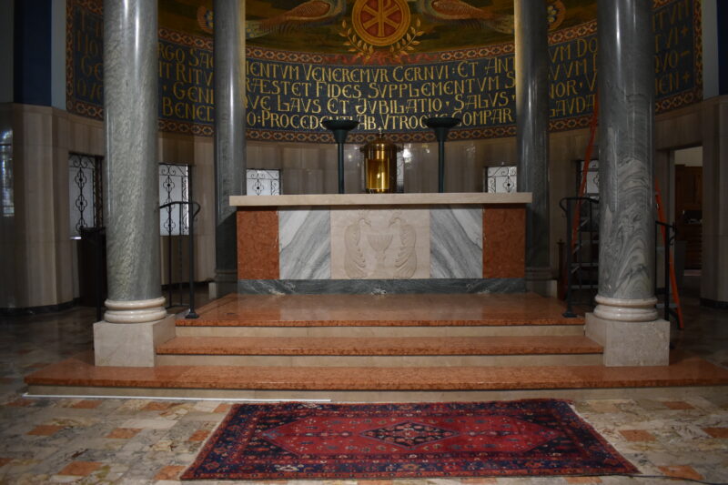 Mosaic Marble Baldachin Reredos and Baldachin Set - Image 11