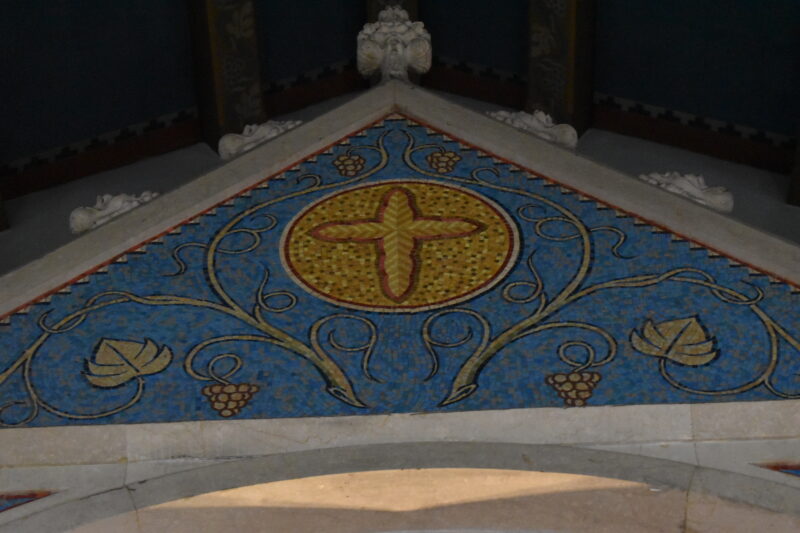 Mosaic Marble Baldachin Reredos and Baldachin Set - Image 14