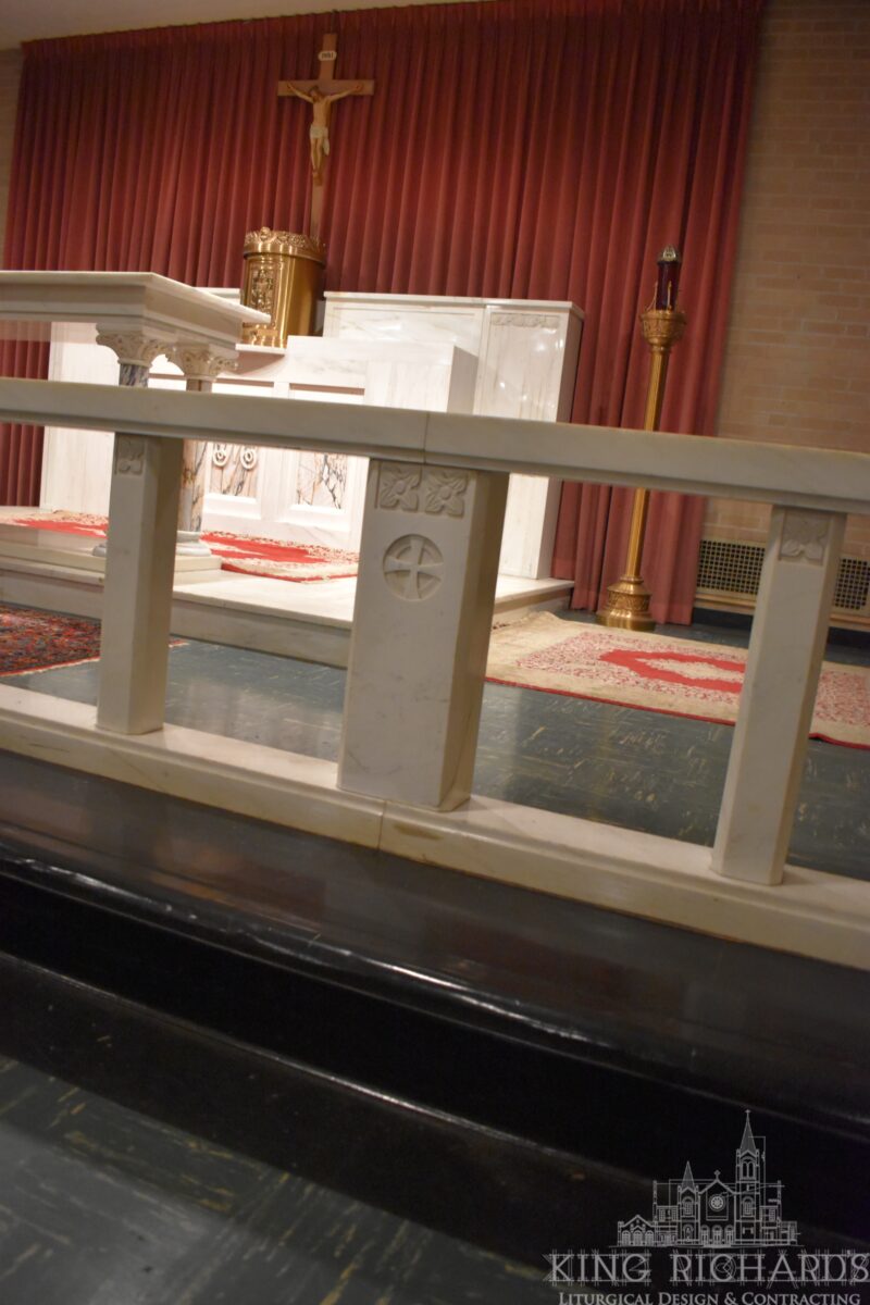 Marble Altar Rail- Sold as Set - Image 4