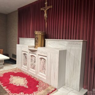 Marble Reredos- Sold as Set