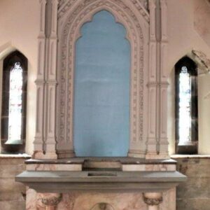 Alternative view of Gothic Marble Side Altar