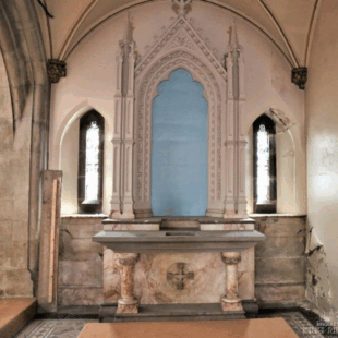 Gothic Marble Side Altar