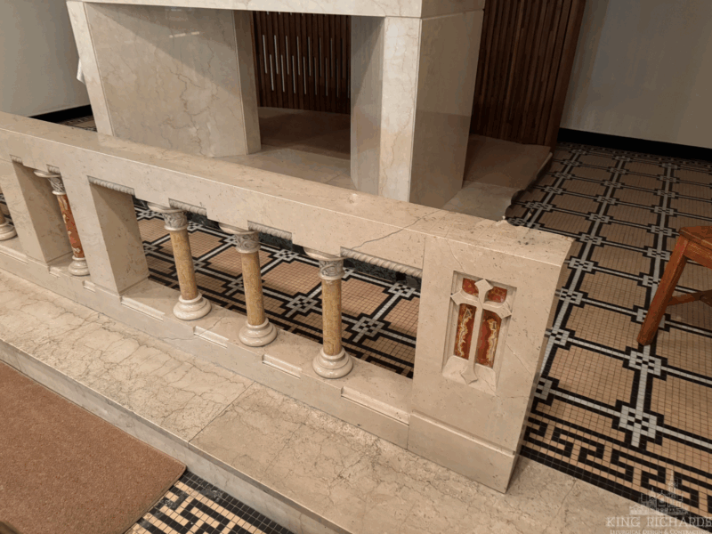 Three Piece Marble Altar Set - Image 5