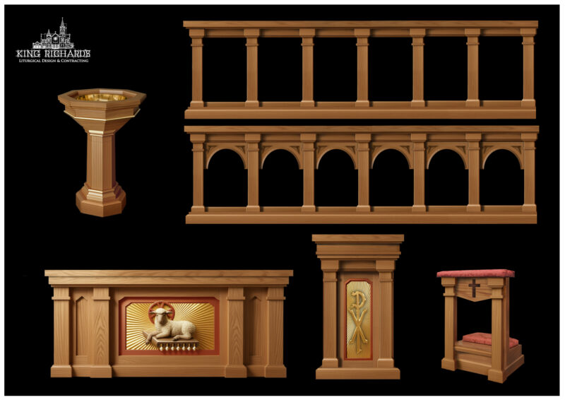 New Custom Wood Furniture Set