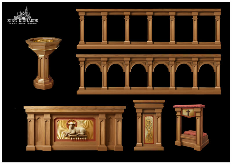 New Custom Wood Furniture Set