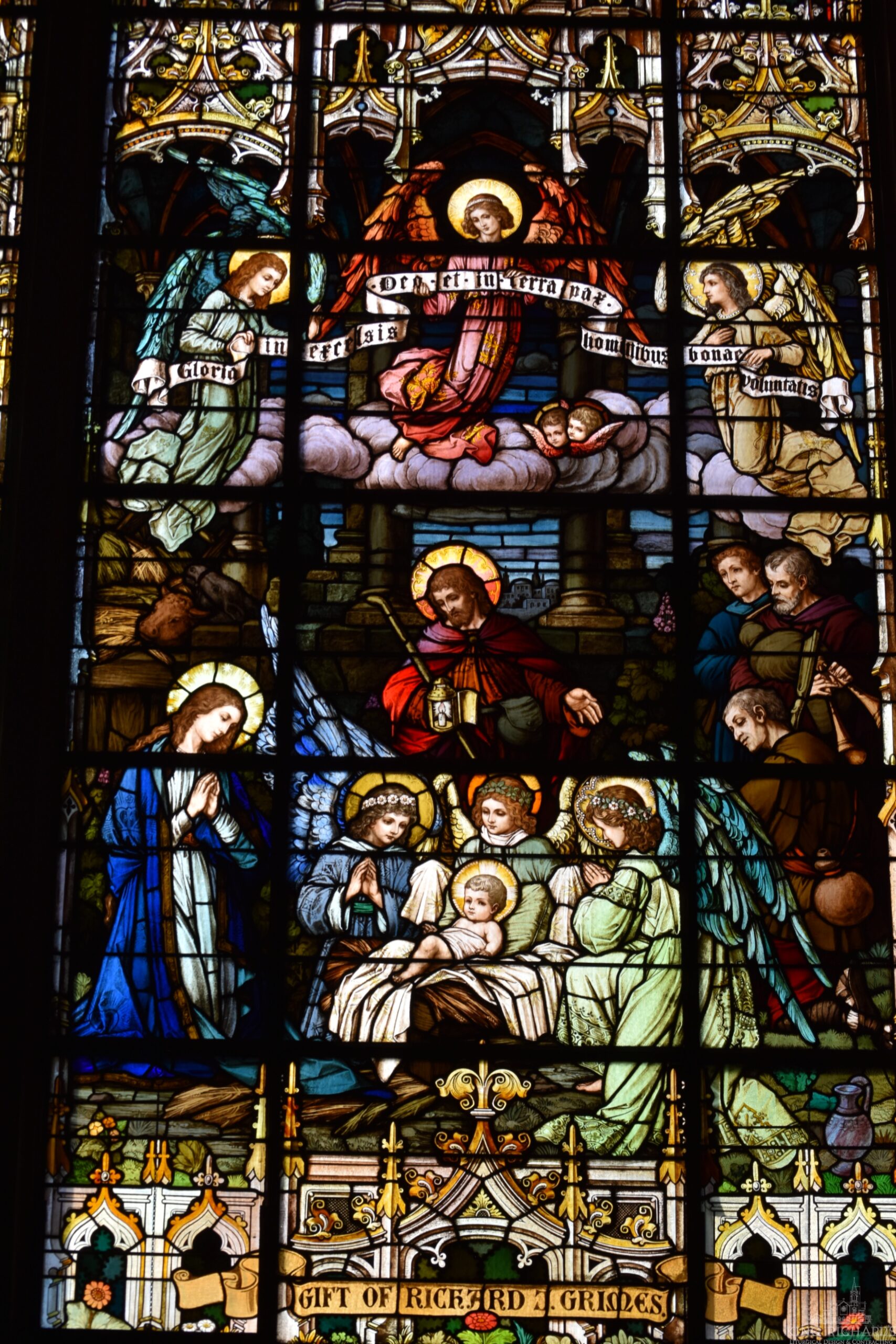 German Zettler Nativity Stained Glass Windows - Image 11