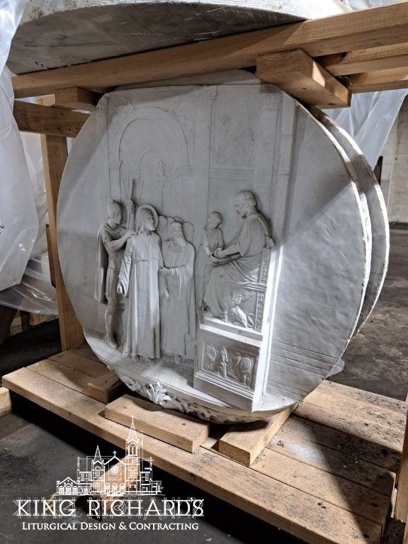Marble Stations of the Cross