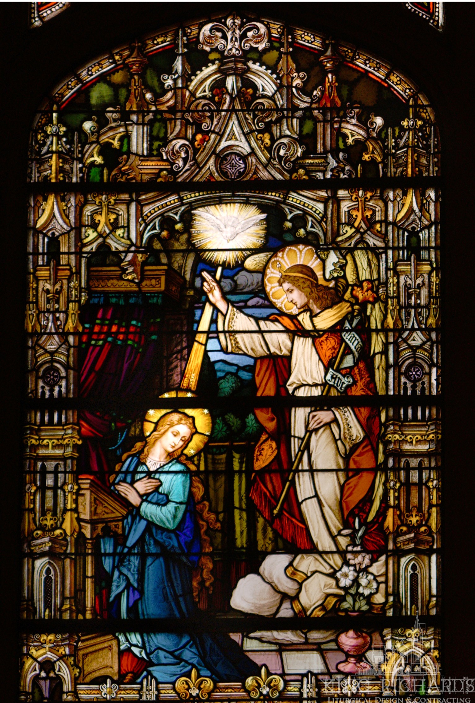German Zettler Nativity Stained Glass Windows - Image 13