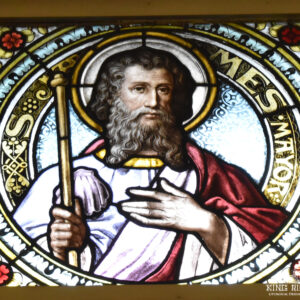 Alternative view of Stained Glass Window of James Minor