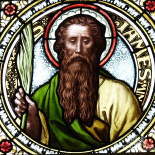 Stained Glass Window of James Minor