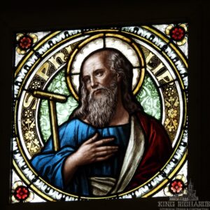 Alternative view of Stained Glass Window of Phillip