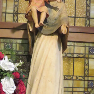 Alternative view of St Elizabeth Ann Seton Statue