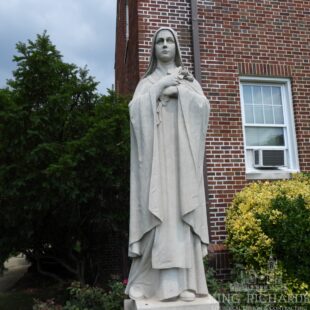Outdoor St. Theresa Statue
