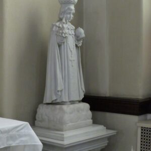 Alternative view of Infant of Prague Statue