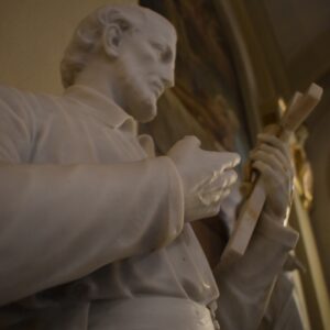 Alternative view of Antique St. Gerard Statue