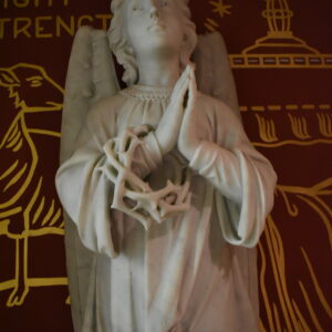 Alternative view of Margaret Mary Alacoque Statue