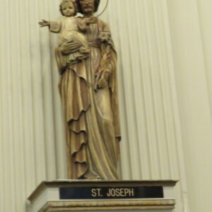 Alternative view of St. Joseph Statue