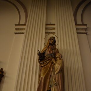 St. Anne and Child Statue