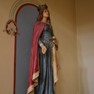 Alternative view of Our Lady of Grace Statue