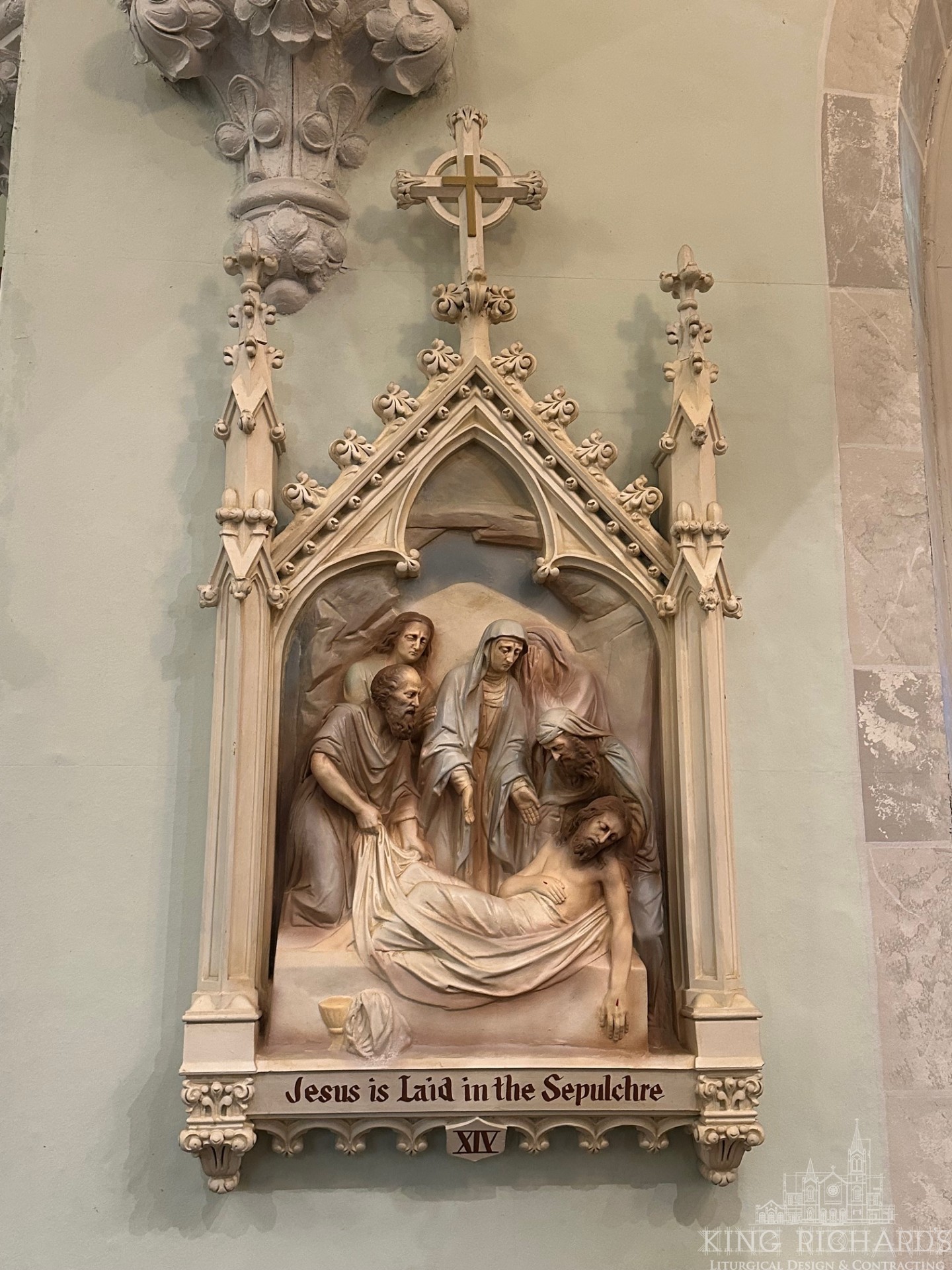 Set of 14 Six Foot Stations of the Cross - Image 3
