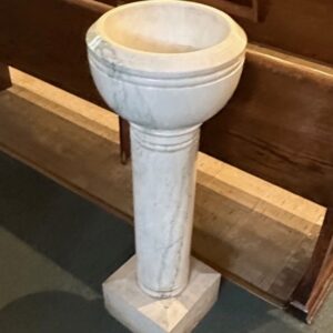Alternative view of Pair of Marble Holy Water Fonts