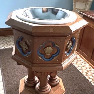 Baptismal Font with Liner